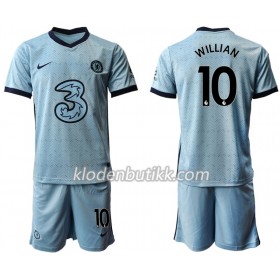 Chelsea Willian 10 Barn Bortedraktsett 2020-2021 Kortermet (+ Korte bukser)